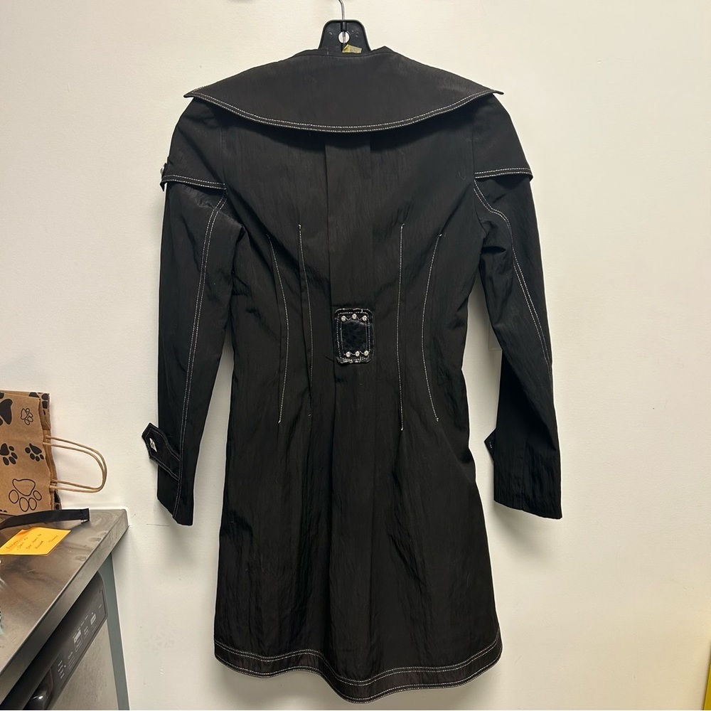 Nicola Bertti Black Coat, Size XS - Picture 6 of 14